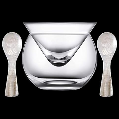 Patelai Glass Caviar Chiller Set Cover