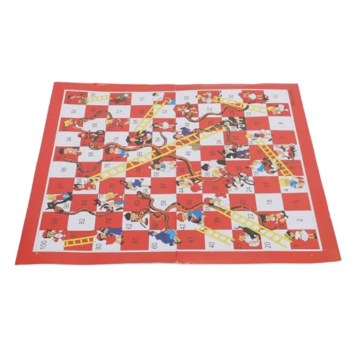 Culnflun Snake and Ladders Chess Challenging Fun Enhance Relationship Board Game Set for Outdoor Travel