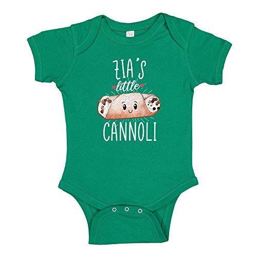 Zia's Little Cannoli Baby Bodysuit One Piece Or Toddler Shirt Funny Italian Aunt Niece or Nephew Gift