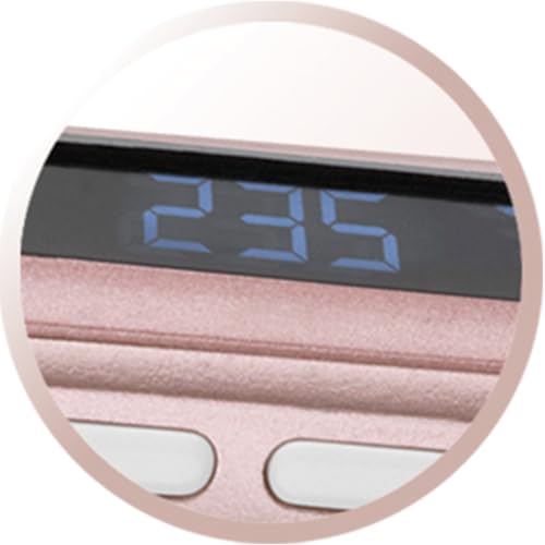 Remington Rose Pearl Hair Straightener with LCD Display & Pouch - Image 4