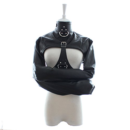 OnundOn SM Bondage Monohandschuh Armbinder Fesselsack Handfesseln(schwarz)