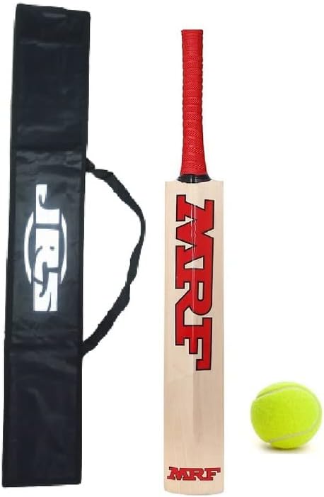 JRS S09 M Popular Willow Cricket Bat size3 (7-8 Year Year Old Kids) with Ball Pack of 1, Wood
