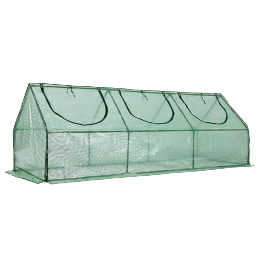 BPS 9x3x3 ft Mini Greenhouse with UV-Protected Cover