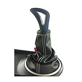 GKC105BW - Cubierta funda palanca cambio de engranaje, Fuelle cambio marchas coche, Pomos de Palanca de Cambios...