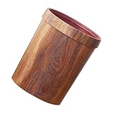ARTSIM 1 Stück Esszimmer Imitationszubehör Decoraive Gewerblicher Küchenkorb mit zufälligem runden cm * cm * cm Badezimmerbehälter Moderner Edelstahl oder menschlicher Dekor Müllstil Bambus for Loft