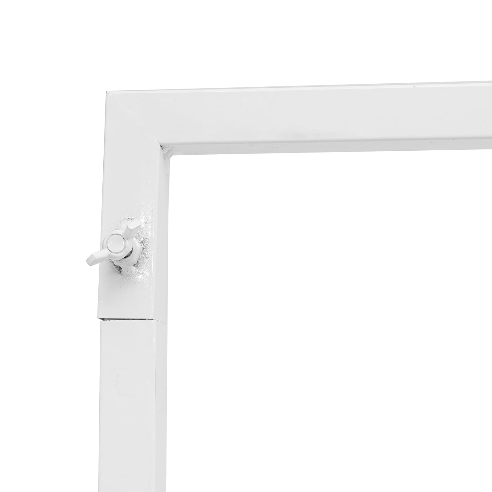 OUKANING Ballonbogen Traubogen Hochzeitsbogen Hintergrund Ständer Quadratisch/Rectangle, Flügelmuttern, Für Hochzeiten, Party, Einfach Installieren, Mehrfachverwendung (Typ A: Weiß 2x2m)