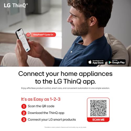 LG LRFLC2716S 27 Cu. Ft. Stainless Counter-Depth 3-Door French Door Smart Refrigerator on Fridge.com