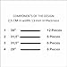 Birdeco Wall molding kit Set pre-Cut, Ready to Assemble, Glue Installed | 3 Top 3 Bottom Frames