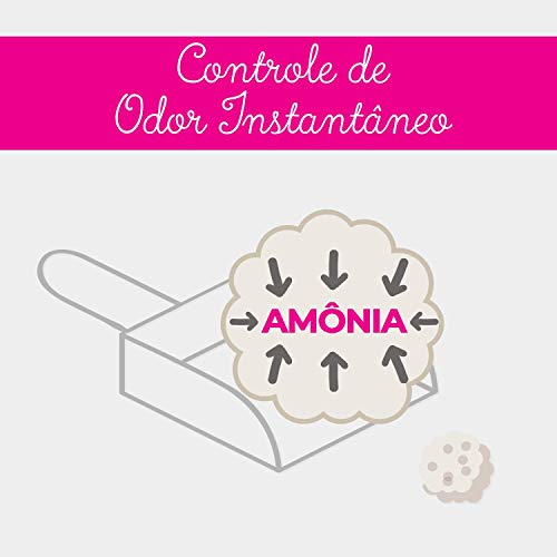 Areia Higiênica Hello Kitty Multi-Cat Zero Odor, Biodegradável, Fina, Petfive, 2 kg