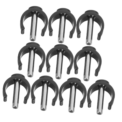NOLITOY 10pcs Crutch Clips C-Shape Walker Clamp Accessories Crutch Grip Replacement for Walkers