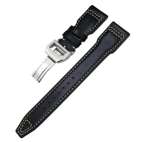 Bracelet de montre cuir de veau épais pour remplacer le bracelet usé de votre montre pilote