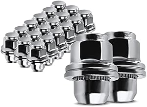A-Premium M12-1.25 Wheel Lug Nuts Compatible with Nissan Pathfinder Maxima Murano 370Z INFINITI QX60 Q50 G25 G35 G37 QX50 Front and Rear Side 20-PC Set