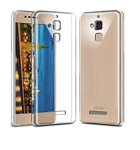 Image of COVERBLACK Rubber Silicone Back Cover for Asus Zenfone 3 Max ZC553KL - Transparent