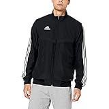 Tejido ligero y duradero adidas TIRO19 PRE JKT Chaqueta de Deporte, Hombre, Black/White, S