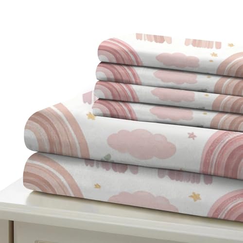 Linge de lit lion arc-en-ciel en microfibre hypoallergénique - 7