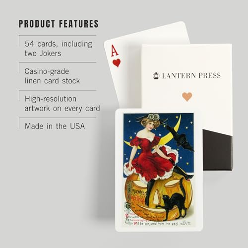 Baraja de Poker Halloween Vintage 52 Cartas miniatura 3