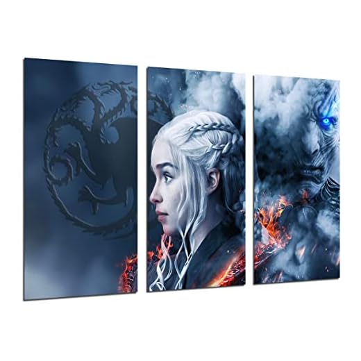 Cuadro Moderno Fotografico Serie Juego de Tronos, Khaleesi, 97 x 62 cm, ref. 27300