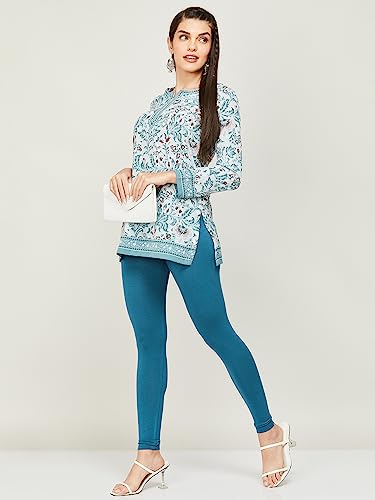 Image of Melange by Lifestyle Women Black Legging