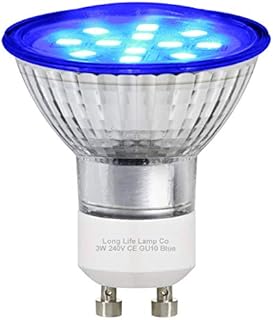 Long Life Lamp Company 3w Blue GU10 LED Colour Light Bulb