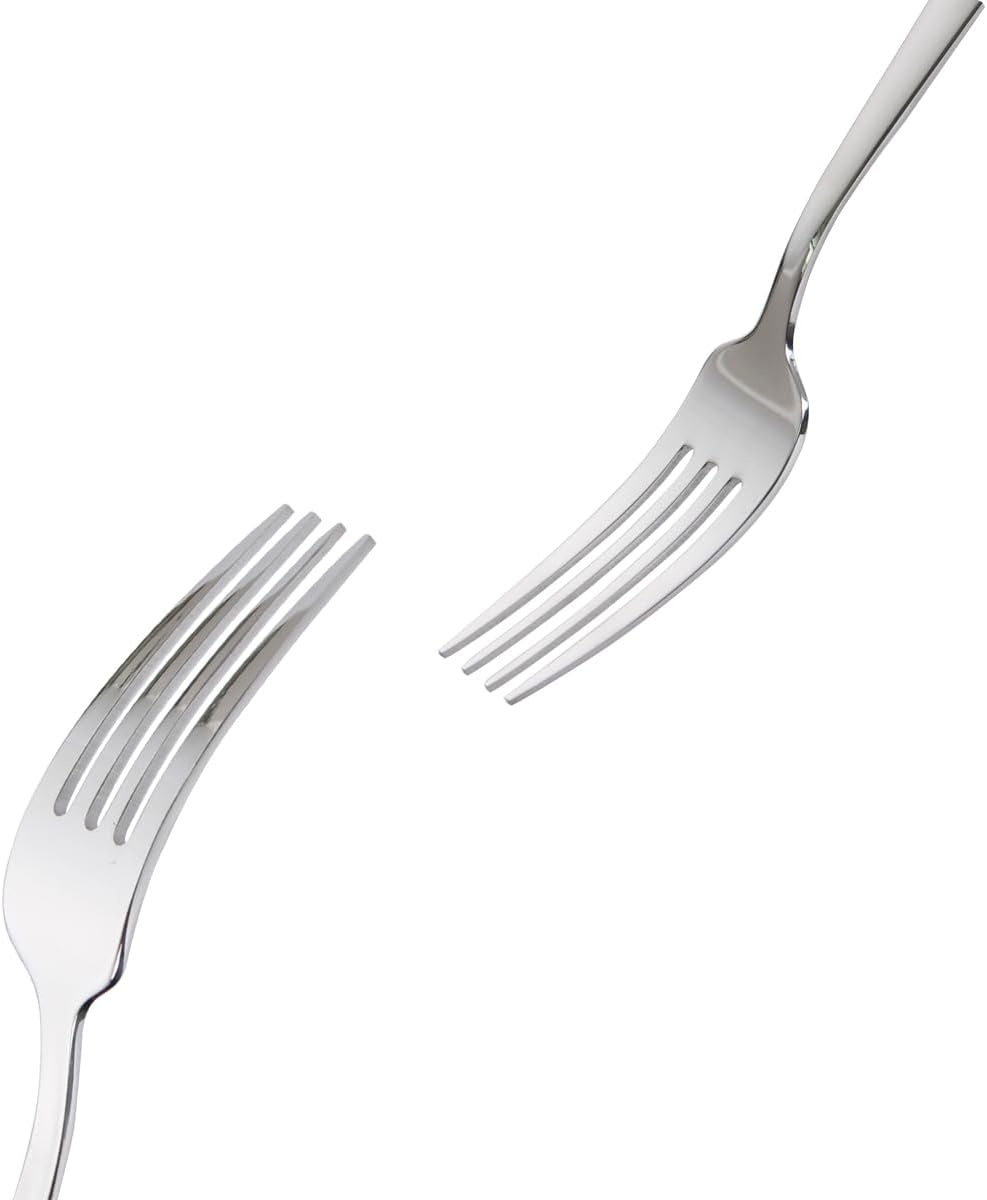 Dinner Forks set of 6,Stainless Steel,Table Fork,8 Inches,Silver