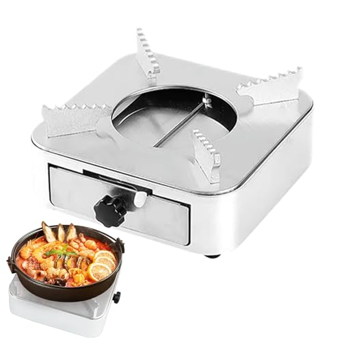 ポータブルキャンプストーブ | キッチン ホットポット ストーブ,キッチン食品加熱調理器具 屋内屋外対応バーナー - キャンプ ピクニック バックパッキング 車中泊 ハイキング ガーデンBBQ用