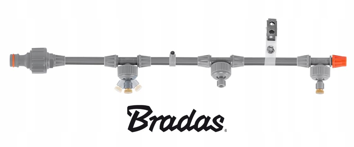 Bradas - Sprühnebel set für terrasse kühlung - Garten Wassernebel - Rasensprenger Wasser vernebler - Sprühsystem - Kühlsystem Nebeldusche - Nebelkühlsystem - Bewässerungssystem Balkon - 10m