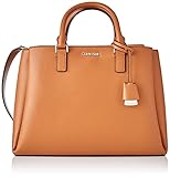 TOTE MD Calvin Klein Damen Soft Business Weiches Geschäft, Cognac, Medium