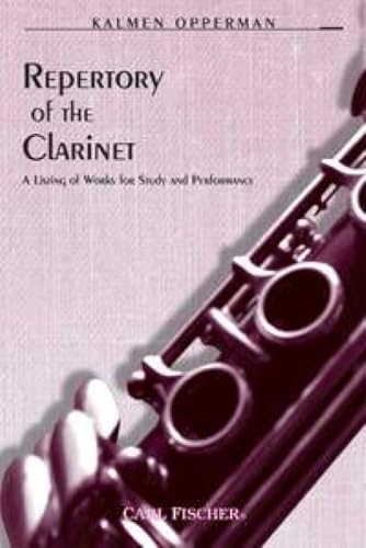 Repertory of the Clarinet
