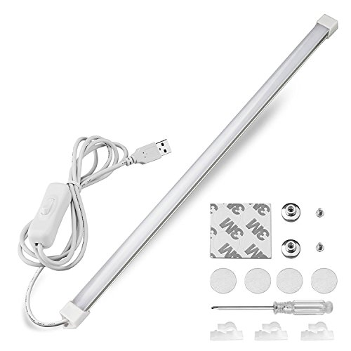 Qooltek Portable USB 30LED 4W Reading Strips Craft Light Eye-care LED Desk Reading