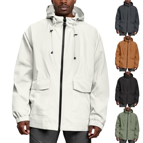 Veste de randonnée pour homme légère fine et imperméable idéale pour les sorties en forêt