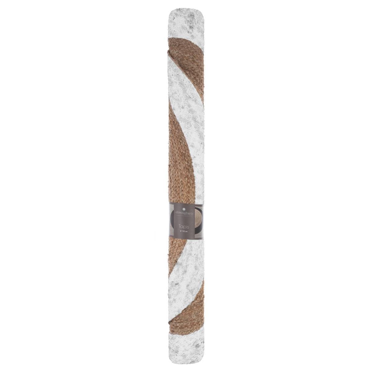 ATMOSPHERA CREATEUR D'INTERIEUR Dywan Juta Krawędź Biały D. 120 cm