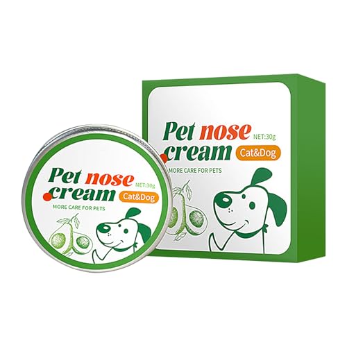 Bálsamo para Perros Nariz - Crema de hocico Natural, humectante de Nariz orgánica | 2.13x2.13x0.79 Pulgadas Bálsamo curativo de la Nariz rompida, ungüento de Perros de Mascotas, de Alivio de hoci