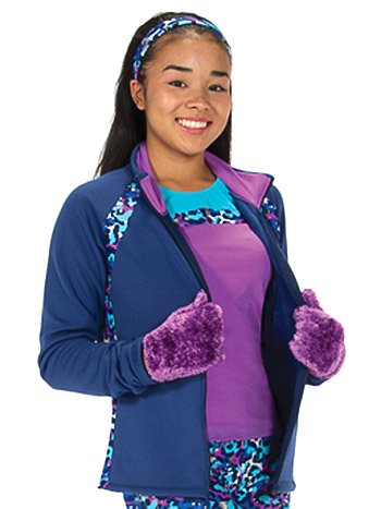 Jerry's Figure Skating Jacket S218 (Youth 6-8, Blue)