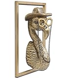Bird Wall Art Decoration Sculpture(Flamingo,Gift Metal Frame)- Exquisite Wall...