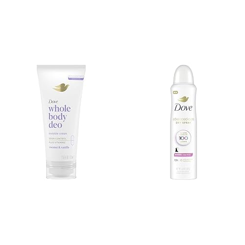 Miniatura 9 de Dove Whole Body Deo - Desodorante invisible en crema sin aluminio, coco y vainilla para control de olores, 2.5 onzas