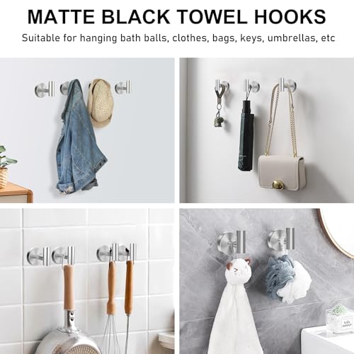 image for SetSail Bathroom Hardware Set, Silver 304 Stainless Steel Bathroom Acc