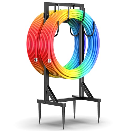 Freestanding Garden Hose Holder for Outside