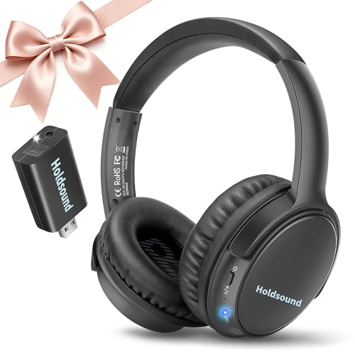 Holdsound Wireless Headphones for TV, BKM400 Over-Ear TV Headphones Wireless
