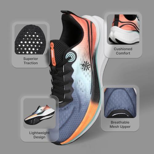 Image of CULT Dynex Men's Running Shoes | Breathable Upper | Cushioned Comfort | Non-Slip Grip | Lightweight Everyday Wear