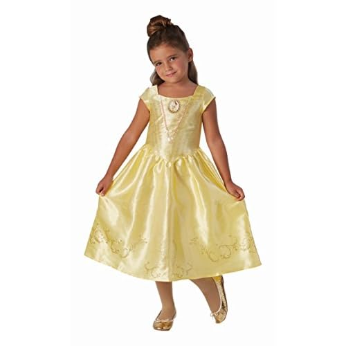 La Bella y la Bestia - Disfraz de Bella para niña, infantil 7-8 años (Rubie's 630607-L)