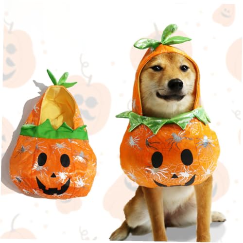 Disfraz de Calabaza Halloween para Perros y Gatos miniatura 6