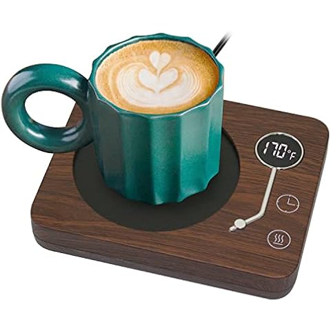 Coffee Mug Warmer, CEROBEAR Mug Warmer for Desk 3 Temperature Control 131℉/149℉/170℉, Smart Mug Warmer with Auto Shut Off for Coffee Milk Tea Beverage Cover
