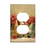 Motif : la plaque murale présente des nains fantastiques et des poinsettias vibrants, créant une atmosphère festive qui améliore votre décoration d'intérieur pendant la saison des fêtes.