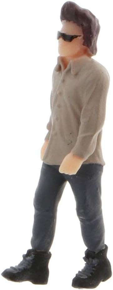 1:64 Figures Model Collection Cars Trucks Dolls Toys Building Layout White, Light Brown