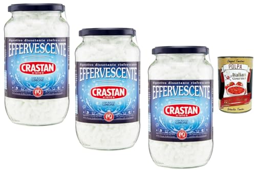 Boisson effervescente au citron Crastan digestif italien 3x250g