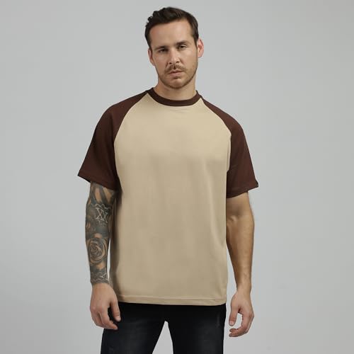 Image of BE SAVAGE Raglan 210 GSM T-Shirt for Men Casual Wear T Shirt T Shirts for Men