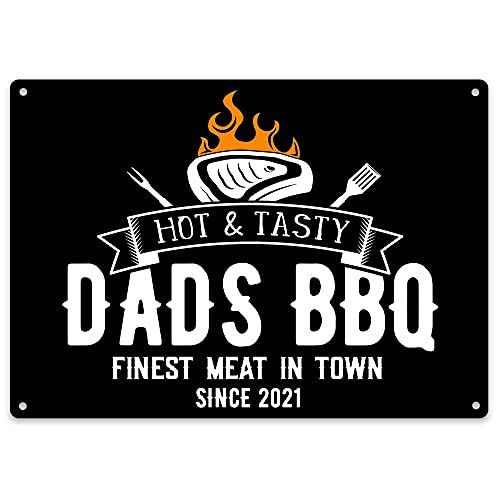 Image of Personalised BBQ Sign - Personalised Home BBQ Gift Accessories For Dad - Outdoor Garden Grill Fathers Day, Barbeque, Small