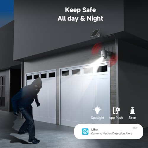 Oculview 2K Solar Security Cameras Wireless Outdoor, 2Pcs Outdoor Camera Wireless With 360° View thumb #5