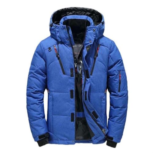 Parka d'hiver pour homme chaude veste décontractée à capuche pour la ville