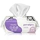 PrimePets Feuchttücher Hund 100 Stück, Pflegetücher Hund 20 x 20 cm, Lavendelduft, Katzen Feuchttücher zur Reinigung von Haut, Ohren, Augen, Po und Zähne
